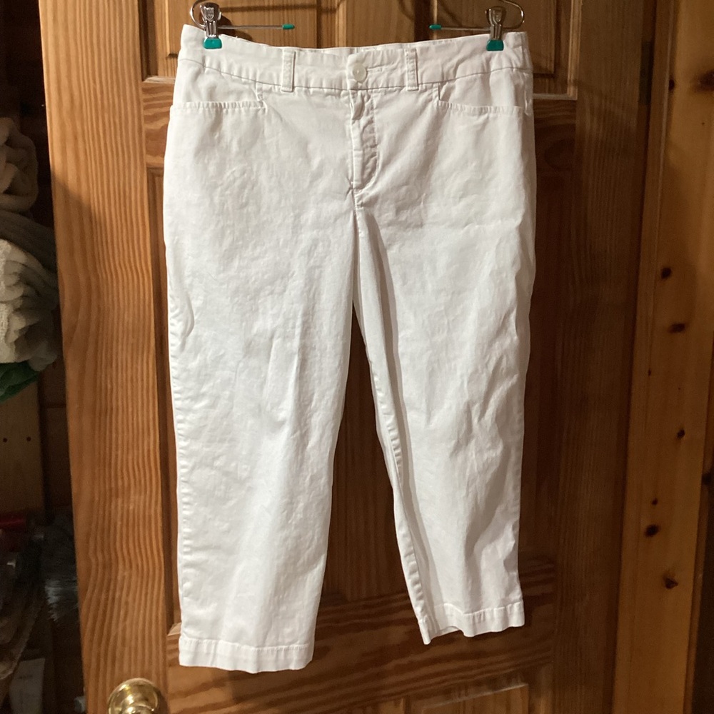 Croft & Barrow Women’s white stretch pants